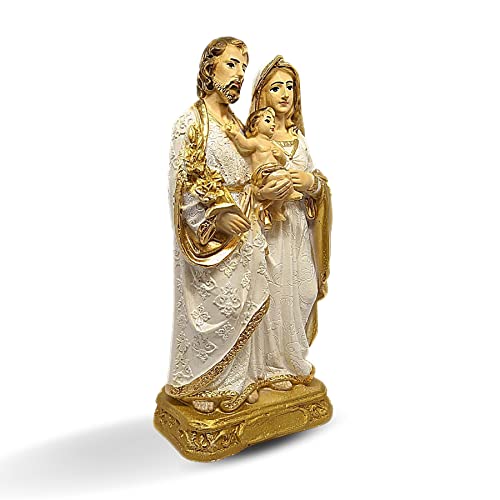 Imagem da Sagrada Familia Casamento Altamente Detalhada Escultura da Sagrada Família Envelhecida Bar