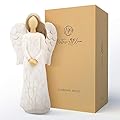 Guardian Angel Figurine for Women – Hand Carved with Gift Box, Guardian Angel Collectible Figurine - Encouragement Present- Gift to Show Love, Sympathy, Gratitude, Bereavement, Friendship or Prayer