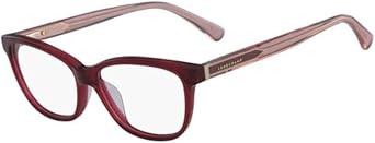 Longchamp Ladies Red Square Eyeglass Frames LO261960254