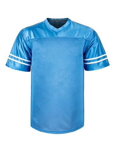 hohotodee Blank Football Jersey for Men Mesh Athletic Practice Plain