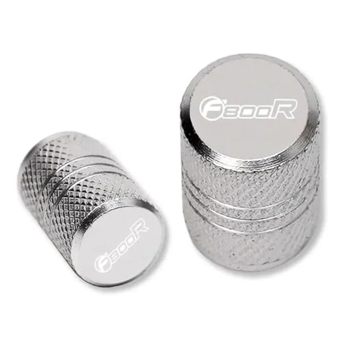 Bouchons de valve pneu moto BMW F800R 2011-2019 - Capuchon de potence argent silver