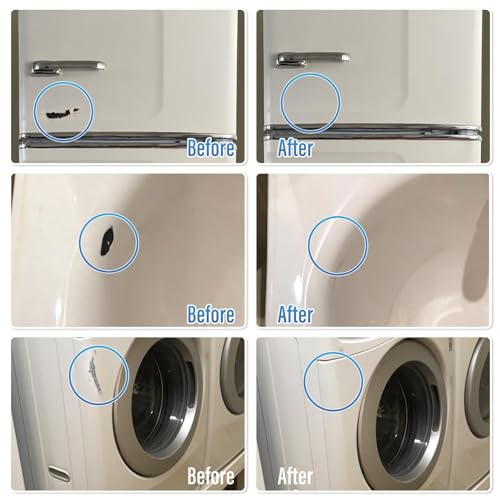 Porcelain Sink Touch Up Paint, High-Gloss Porcelain Repair Kit White & Appliance Paint for Chips, Scratches, Cracks and Spots on Enamel, Acrylic, Porcelain, Sinks, Tubs, Bathtub, Appliances, Metal, Tiles in Kitchen and Bathroom. (Gloss White) - Thumbnail 5