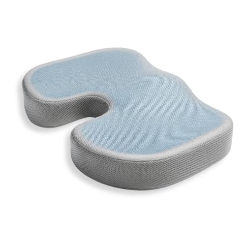 Almofada de Gel de Espuma Ortopédica para Cóccix e Lombar