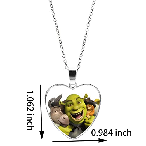 Luohao Tv Movies Halloween Shrk Necklace Zinc Alloy Necklace For Girls Women Boys Gifts #TOP1