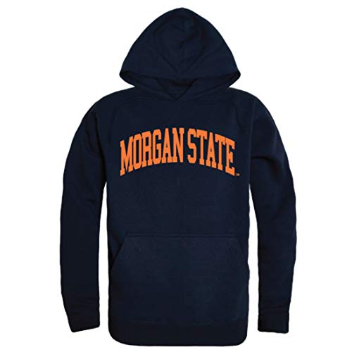 W Republic Morgan State University Bears College Hoodie Sweatshirt Navy X-Large