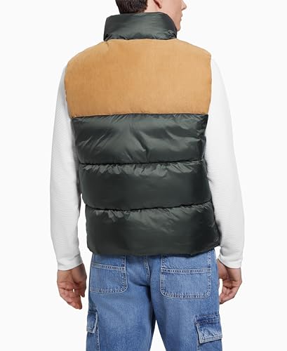 GUESS Men's Yann Fabric Block Puffer Vest3