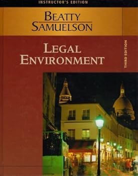 Hardcover Instructor's Edition Legal Environment 3rd Edition Book