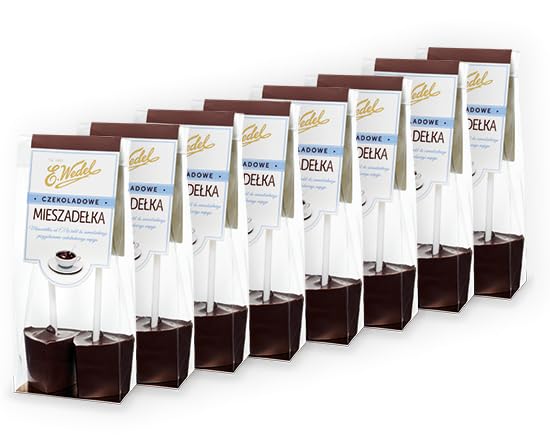 8 x Czekoladowe mieszadełka klasyczne 60 g E.Wedel