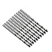 New Lon0167 10 Pcs Featured Silver Tone Straight reliable efficacy drill hole Steel Drill Bits Tips 3.6mm Diameter(id:637 2d 30 e9b)