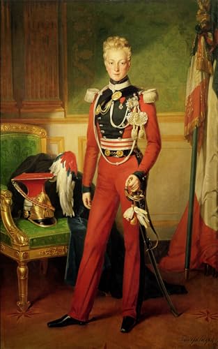 Impression d'affiches d'art portrait Louis-charles d'Orléans sur toile 60x90
