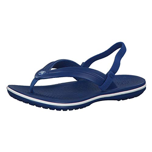 Crocs Crocband Strap Flip, Chanclas Unisex Niños, Azul (Blue Jean 4gx), 22/23 EU