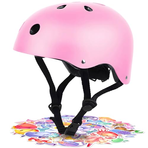 LeapBeast Skaterhelm Fahrradhelm, Belüftung | Sicherheit | leicht | Skateboarding Helm für Fahrrad Skateboard Scooter BMX Kind Erwachsene (Rosa Schwarz, L) LeapBeast Skaterhelm Fahrradhelm, Belüftung | Sicherheit | leicht | Skateboarding Helm für Fahrrad Skateboard Scooter BMX Kind Erwachsene (Rosa Schwarz, L)