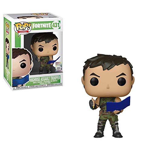 Funko POP Pop! Games: Fortnite - Highrise Assault Trooper, Multicolor, One Size