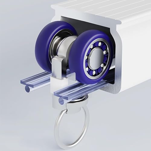 Barra de cortina de aluminio ajustable ideal para la decoración del hogar moderno 2