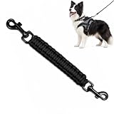 jtum Sicherungsband Hundegeschirr, Geschirrverbinder mit Karabiner