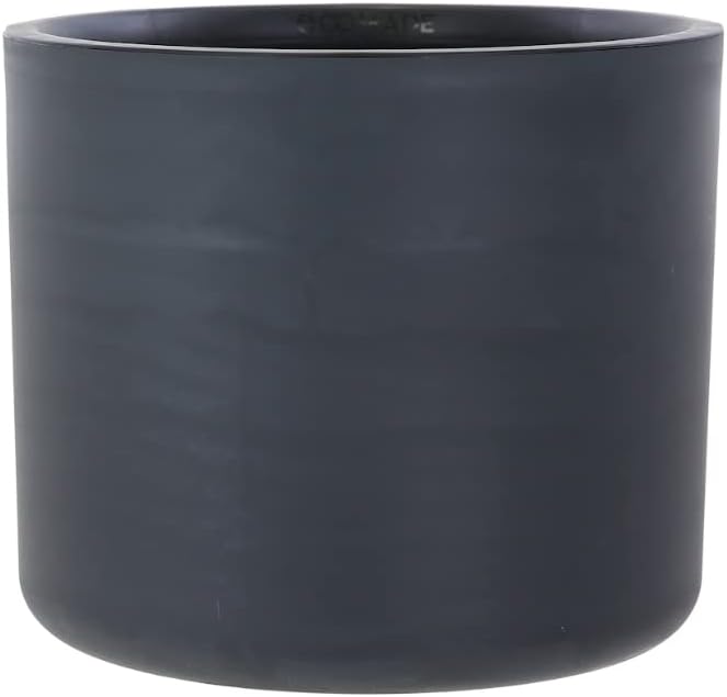 Gardenesque Ecomade Reclaimed Ocean Waste Planter | Charcoal | Eco-Friendly Plant Pot | UK Made | Reclaimed Waste | Lightweight | Indoor & Outdoor Use | 35cm x 35cm x 30cm