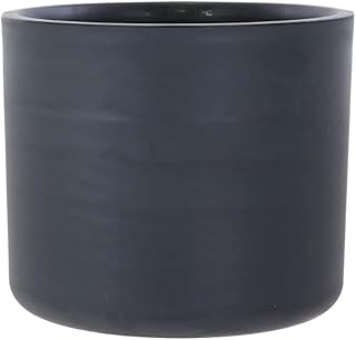 Gardenesque Ecomade Reclaimed Ocean Waste Planter | Charcoal | Eco-Friendly Plant Pot | UK Made | Reclaimed Waste | Lightweight | Indoor & Outdoor Use | 35cm x 35cm x 30cm