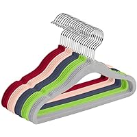 Utopia Home Kids Hangers Velvet - Non-Slip Children Hangers, Ultra-Slim Space Saving Baby Hangers, Infant and Toddler Hangers, Sturdy & Durable Clothes Hangers