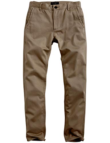 Image of Match Mens Regular-Fit Casual Flat Front Chino Pants