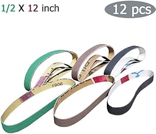 12 Pcs 1/2" x 12" Replacement Belt Kit for Work Sharp Original Knife