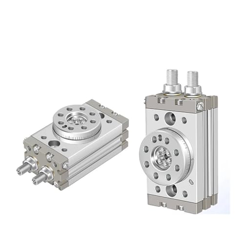 Cylindre rotatif MSQB1A à table oscillante réglable pour guidage pneumatique rigide