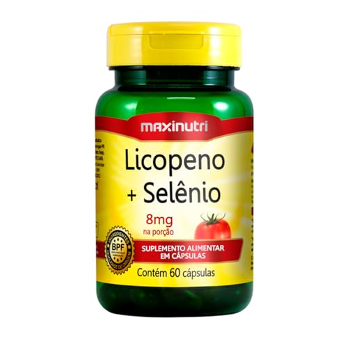 Licopeno + Selênio Anti-OX 500mg - 60 Cáps., Maxinutri