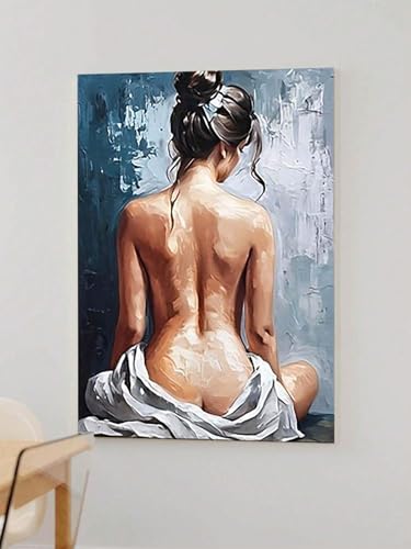 Tableau femme nue abstraite pour une décoration d'intérieur moderne chic