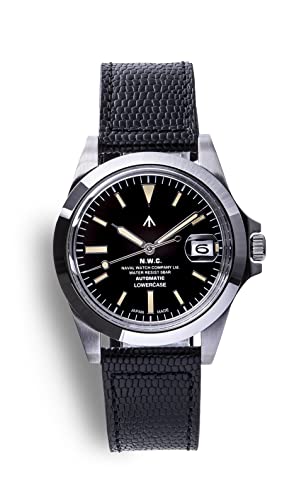 NAVAL WATCH Produced by LOWERCASEFFRXA002 Black dial/Leather band
