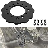 Canitu 1/2 Poly Aluminum Billet Sprocket Guard Sprocket Chain Guard Protector for Honda TRX250R / TR