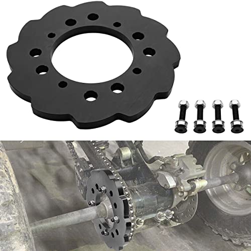Canitu 1/2 Poly Aluminum Billet Sprocket Guard Sprocket Chain Guard Protector For Honda Trx250R / Trx450R / Trx400Ex / Trx250X / Trx400Ex（Black ） #TOP7