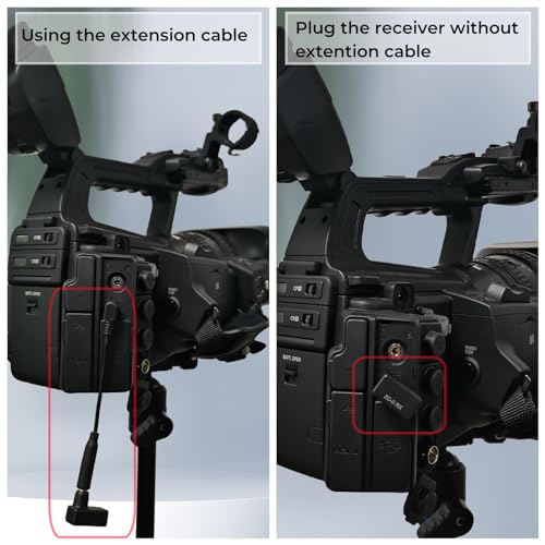 Wireless LANC Controller Camcorder Remote Control for Canon G70 XA11 XA50 XA55 XF405 G60 G26 for Sony Z150 NX100 NX70 NX80 NX3 NX200 Zoom Controller for LANC or Remote Jack (2.5 mm)