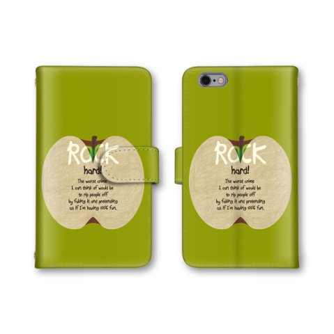 �y�m�[�u�����h�i�z ZenFone 2 Laser �p ZE500KL �Ή� �X�}�z�P�[�X �蒠�^ �����S ROCK �A�b�v�� apple ���C���O���[�� ���� ���킢�� �������