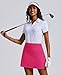 PINSPARK Golf Skorts for Woman High Waisted Tennis Skirt with Shorts Pockets 16