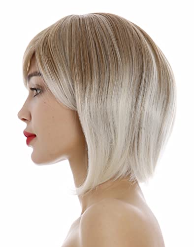 WIG ME UP - 1215-1001 Lady Wig short frayed Bob style parting medium blond with platinum highlights tips, blond mix (27T613) - Image 3