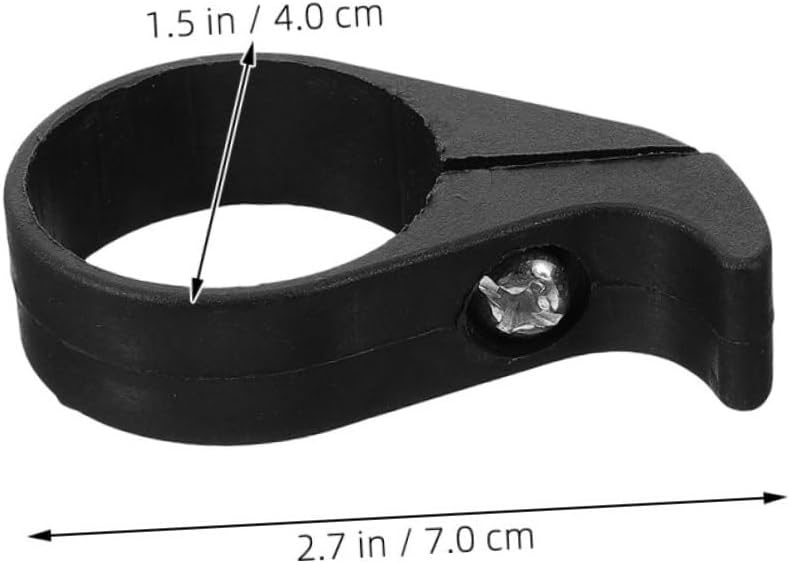 2pcs Bicycle Chain Deflector Durable Black Plastic Chain Guide for Mountain Road Bikes Versatile