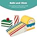 Best Choice Products 5-Piece Kids Climb & Crawl Soft Foam Block Activity Play Structures for Child Development, Color Coordination, Motor Skills - Treats