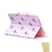 Produktbild Gin Topper Flamingo Multi-Funktions PU Leder Standplätze mit Auto Wake oder Sleep für ipad 9.7 2017