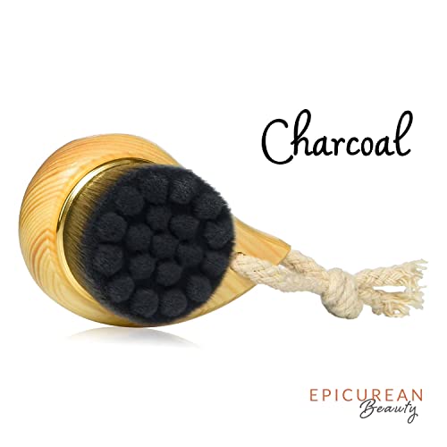 Soft Bristle Face Cleaning Beauty Brush For Deep Pore Cleansing. Massage Your Pores With Our Skin Care Face Wash Brush. Gently Exfoliate Your Skin With Our Cleansing Facial Brush (Ivory) #TOP2