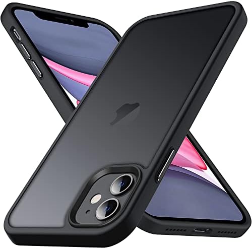 Anqrp Square Series Designed for iPhone 11 Case, [Support Wireless Charging] Super Soft Silicone Slim Phone Case Cover for iPhone 11 6.1 inch, Black