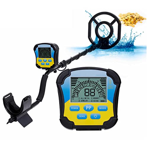 QLOVE Detector De Metales Profesional con Pantalla LCD HD Detector De Metales De Precisión Ajustable A Prueba De Agua para Adultos Y Niños Cover