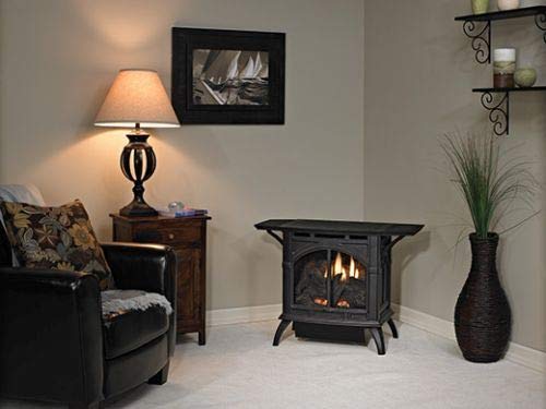 Empire VFD30CC30BN Heritage Cast Iron Porcelain Black VF Stove - NG