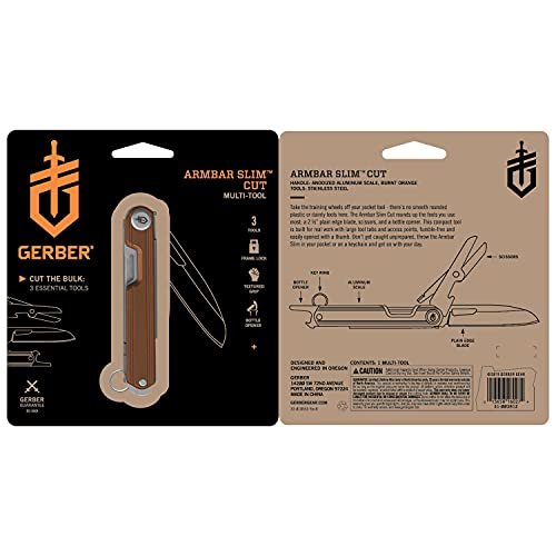 Gerber Unisex's Armbar Slim Cut Pocket Multi-Tool, Orange, One Size - Image 7