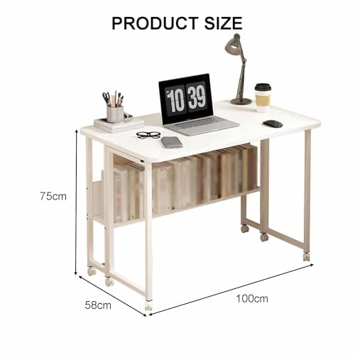 Table d'étude pliable pour le télétravail et petits espaces - 4