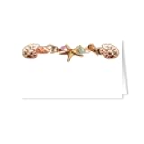Stonehouse Collection Beach Sea Shells Place Cards - 25 Guest Seating Name Cards - Beach & Tropical Table Tents - Wedding Seating, Party Name Cards (Shells)