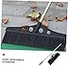 NOLITOY Detachable Broom with Ergonomic Handle Heavy Duty Stainless Steel Scrub Brush for Outdoor Cleaning Garden Garage and Patio Spaces