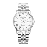 Roamer Orologio da polso Date Classico Gents, argento, 40 mm