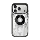 CASETiFY インパクトiPhone 17 Pro ケース [MagSafe対応/薄型 軽量/耐衝撃] - Audio Cassette - クリア ブラック