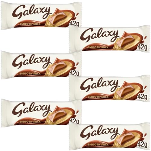 Milk Chocolate Bundle With Galaxy Smooth Milk Chocolate Bar 42g (6 Pack)