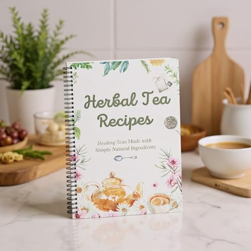 Libro de recetas de té para principiantes con manual de bienestar ilustrado 2
