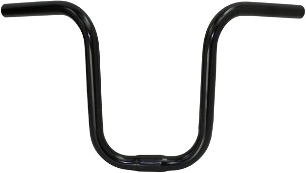 Fenix 9" U Ape-Hangers 12" Kids Size Lowrider Bike Handle Bars,25.4mm, Black